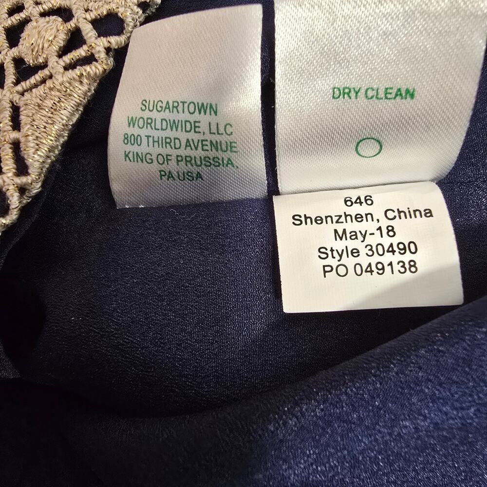 Lilly Pulitzer Vena Stretch Shift Dress True Navy - Picture 9 of 13